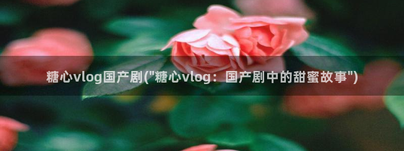 糖心vlog排名：糖心vlog国产剧(\