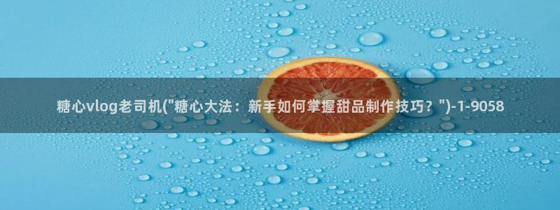 糖心vlog白毛少女：糖心vlog老司机(\